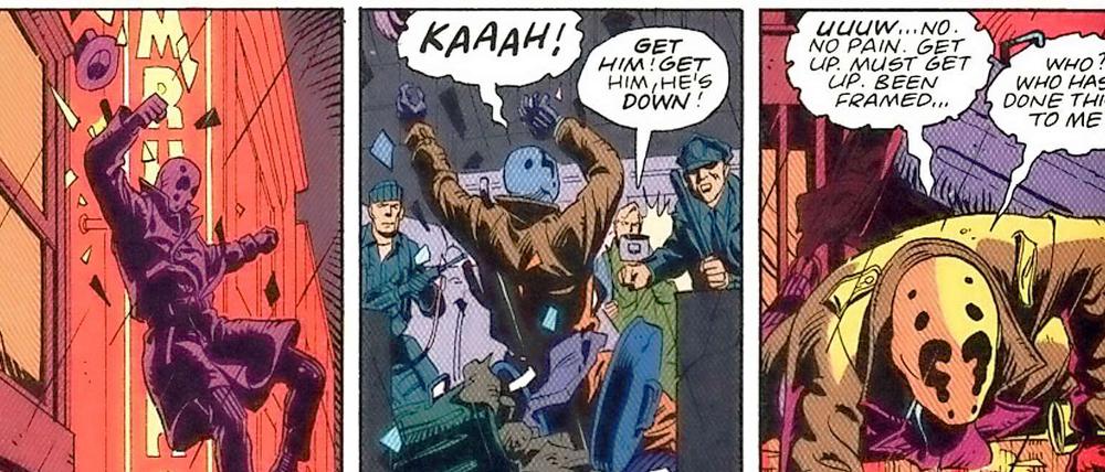 Männer mit Masken. Watchmen erschien erstmals vor 25 Jahren als Fortsetzungsgeschichte. Heute gilt die postmoderne Superhelden-Saga als Klassiker, die vom Time Magazine unter die 100 besten Bücher aller Zeiten gewählt wurde.