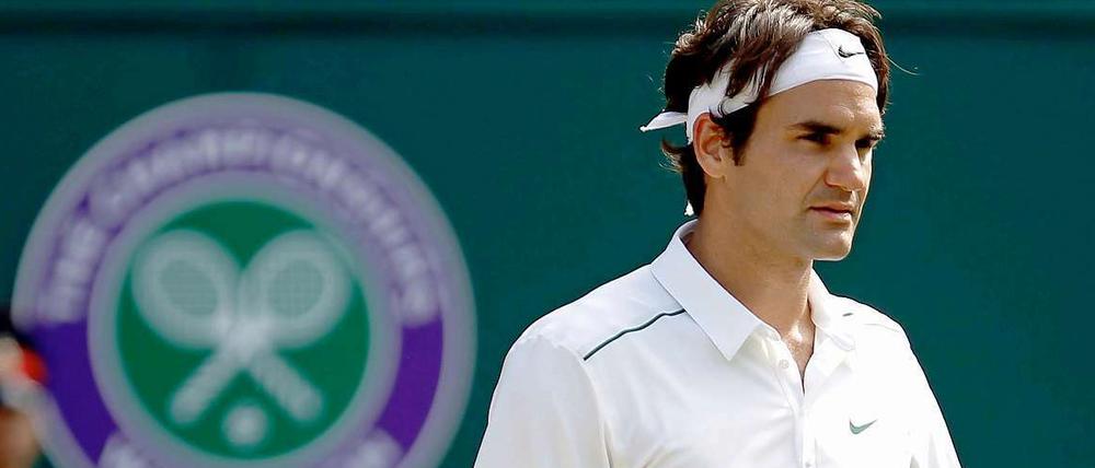 Kaum zu glauben: Roger Federer reicht eine 2:0-Satzführung gegen Jo-Wilfried Tsonga nicht zum Sieg.