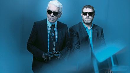 Mit Durchblick. Karl Lagerfeld (links) und Karl-Heinz Müller.