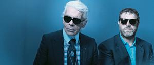 Mit Durchblick. Karl Lagerfeld (links) und Karl-Heinz Müller.