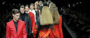 Ganz nah dran am Laufsteg.