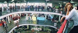 Anecken. Im Eckigen Rundbau, einem Industriedenkmal, fand die erste Bread &amp; Butter statt.