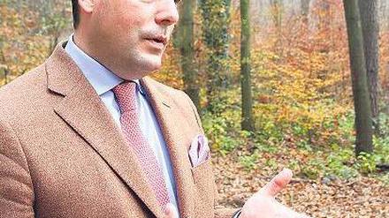 Vertritt die Waldbesitzer: Philipp Freiherr von und zu Guttenberg. 