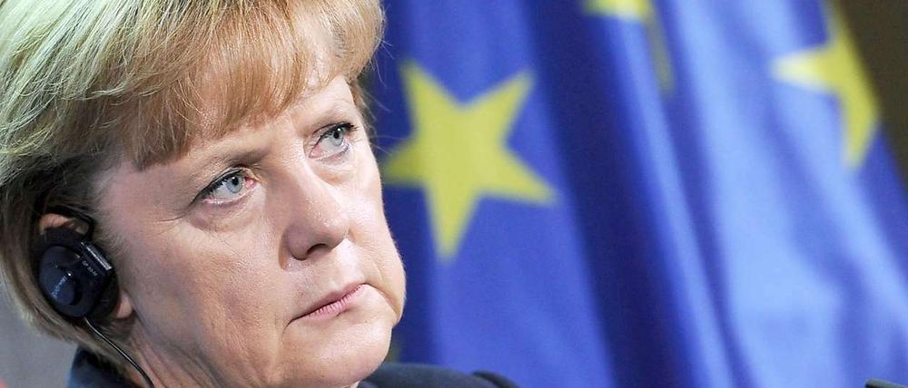 Ins Zentrum gerückt: Angela Merkel.