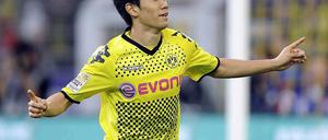 Der Japaner Shinji Kagawa zeigte gegen den VfL Wolfsburg, dass er sich langsam aus seinem Formtief herausarbeitet.