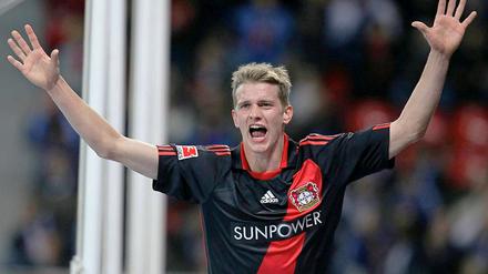 Nach dem Treffer zum 2:0 von Lars Bender sah Leverkusen bereits wie der sichere Sieger aus. Doch die Gäste aus Hamburg erkämpften sich noch ein 2:2-Unentschieden.