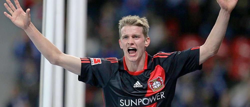 Nach dem Treffer zum 2:0 von Lars Bender sah Leverkusen bereits wie der sichere Sieger aus. Doch die Gäste aus Hamburg erkämpften sich noch ein 2:2-Unentschieden.
