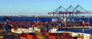 Der Hafen von Odessa im Januar 2022.