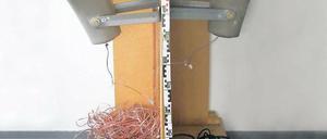 Mit Kanonen auf Spitzen. Mit dieser Lärmanlage ging Hoffenheims Hausmeister gegen Schmähgesänge der Gästefans vor.