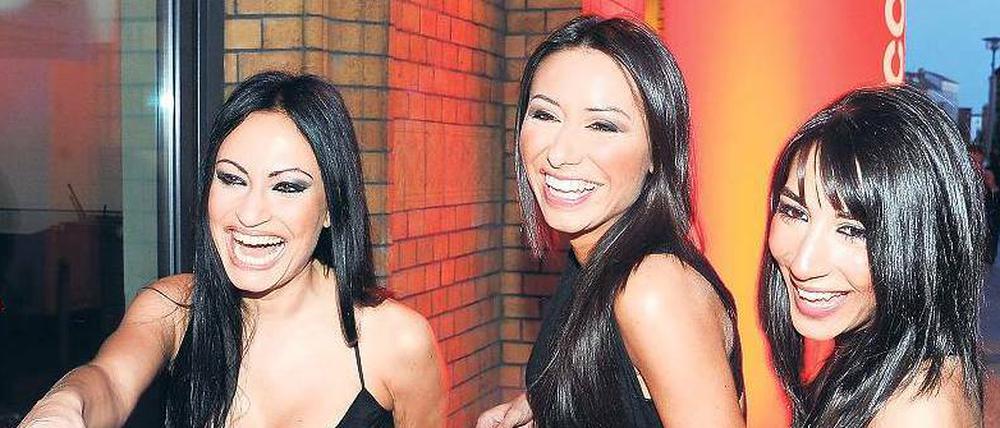 Schön. Die Sängerinnen von Appassionante standen für den letzten Firmensong („Wings“) von Air Berlin auf der Bühne.