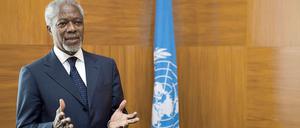 Der UN-Sonderbeauftragte für Syrien: Kofi Annan.