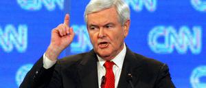 Romneys Konkurrent Newt Gingrich zeigt sich kämpferisch.
