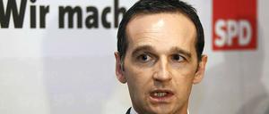 Der saarländische SPD-Chef und Spitzenkandidat der Sozialdemokraten, Heiko Maas.