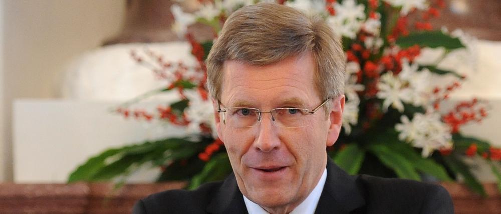 Wulff bezeichnete das Erinnern an den Holocaust als "nationale Aufgabe".