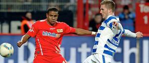 Union Berlin schaffte gerade noch den 1:1-Ausgleich gegen den MSV Duisburg.