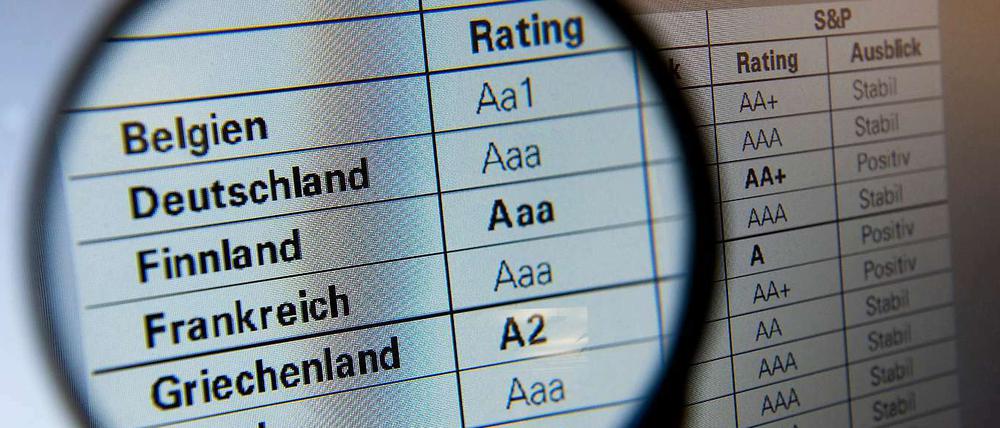 Eine europäische Ratingagentur ist bislang noch nicht in Sicht. Stattdessen kann sich die Bertelsmann-Stiftung einen internationalen Anbieter vorstellen. 