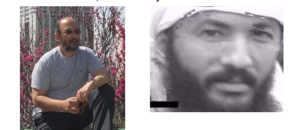 Das Fahndungsplakat, herausgegeben vom FBI, zeigt verschiedene Abbildungen von Saif al-Adel.