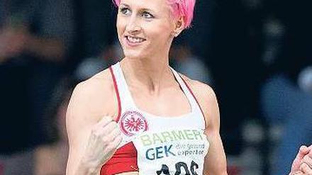 Umstrittene Revanche. Leichtathletik-Star Ariane Friedrich. Foto: dpa