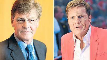 Sehr empfindsam. Ernst August und Dieter Bohlen. Foto: dpa