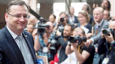 Bleibt im Amt: Tschechiens Ministerpräsident Petr Necas.
