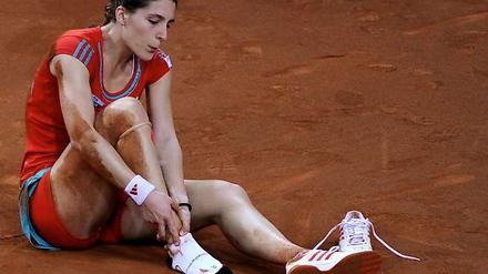 Andrea Petkovic sagt wegen einer Fußverletzung ihre Olympia-Teilnahme ab.