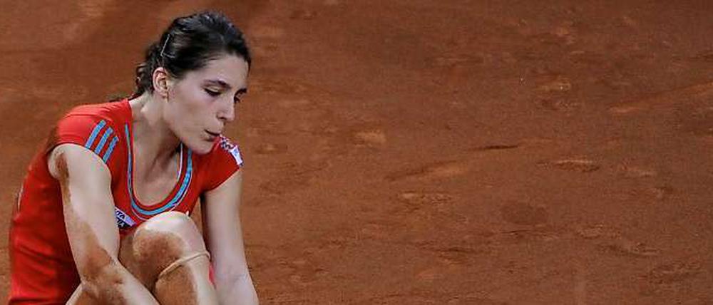 Andrea Petkovic sagt wegen einer Fußverletzung ihre Olympia-Teilnahme ab.