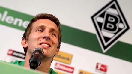 Luuk De Jong sei glücklich, endlich in Mönchengladbach anzukommen.