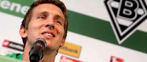 Luuk De Jong sei glücklich, endlich in Mönchengladbach anzukommen.