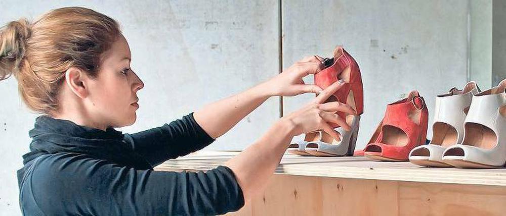 Offline geht es auch. Drei Tage lang hat Zalando im Frühjahr in einem sogenannten „Pop Up Store“ in Berlin-Mitte seine eigene Kollektion verkauft. Foto: dapd