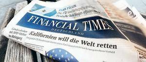 „Ein bedeutendes Kapitel deutscher Publizistik geht zu Ende“, sagte Gruner + Jahr-Vorstand Julia Jäkel und verkündete das Aus für die „Financial Times Deutschland“. Foto: dpa