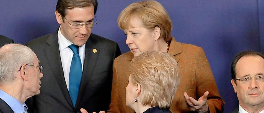 Die Staats- und Regierungschef in Brüssel.