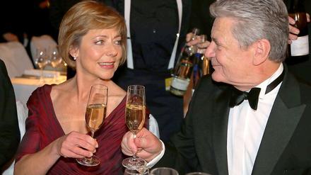 Bundespräsident Joachim Gauck und seine Lebensgefährtin Daniela Schadt.
