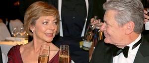 Bundespräsident Joachim Gauck und seine Lebensgefährtin Daniela Schadt.