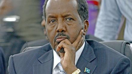 Somalias neuer Präsident, Hassan Scheich Mohamoud, ist Ziel eines Anschlags geworden.