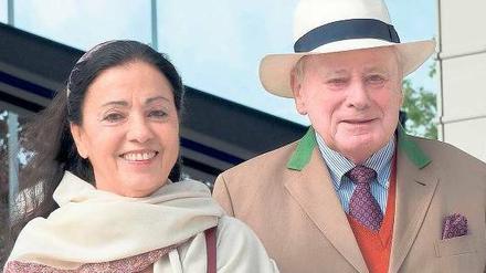 Ausgezeichnet. Die Eheleute Carmen und Reinhold Würth. 