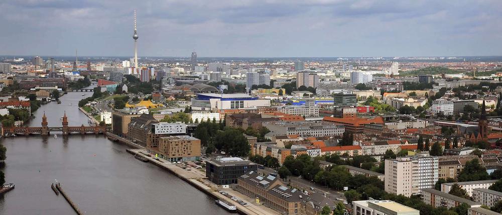 Begehrte Lagen. Rund um die O2-Arena und das Media-Spree-Gelände ist die Nachfrage groß.