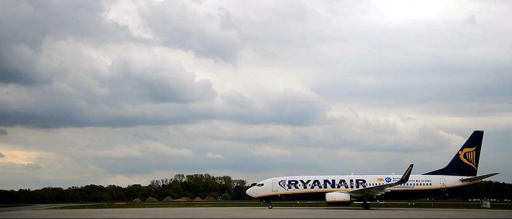 Am Boden. Ryanair hat Ärger in Spanien.