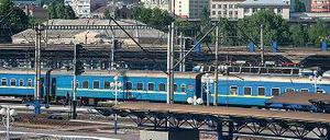 Von Berlin aus weit weg. Der Bahnhof der ukrainischen Hauptstadt Kiew