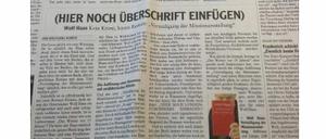 Sauber aufgeklärt. Meedia reagierte auch auf Facebook.