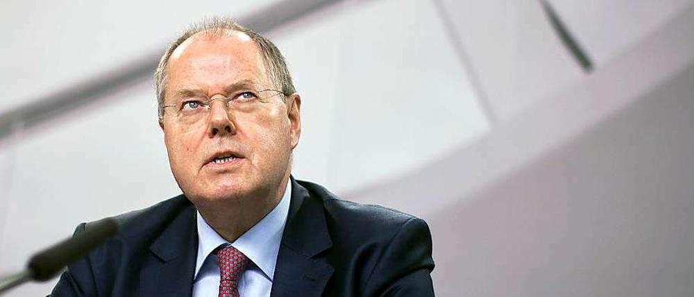 Peer Steinbrück steht wegen seiner Nebeneinkünfte in der Kritik. 