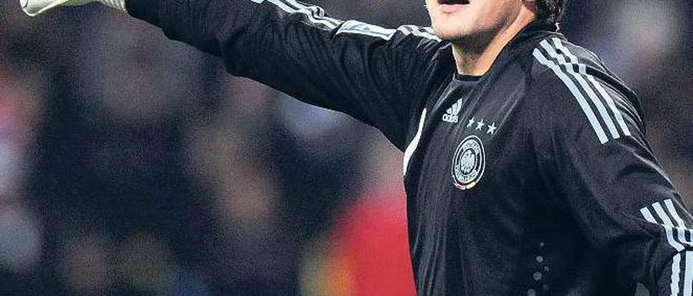 Da will ich hin. René Adler kehrt nach zwei Jahren ins Nationalteam zurück. Foto: dapd