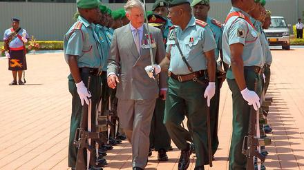 Alte Herrlichkeit. Prinz Charles ist derzeit auf großer Pazifik-Reise. 