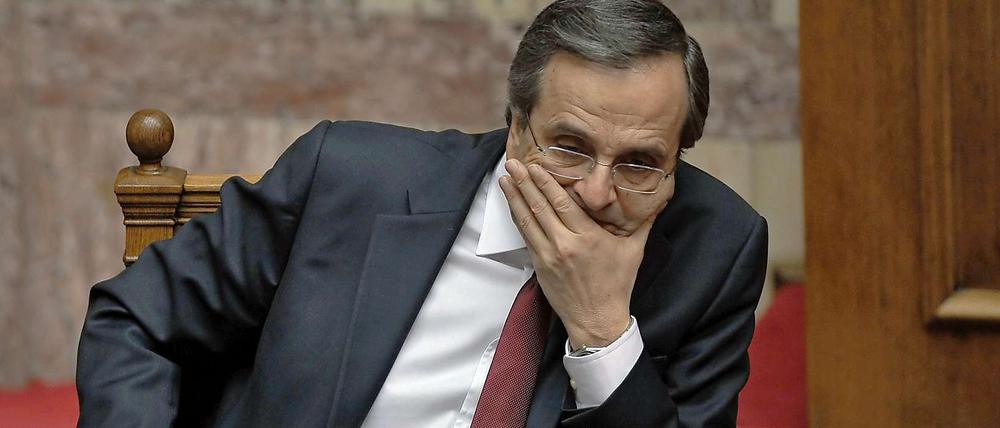 Antonis Samaras, griechischer Premier, will die Privilegien der Parlamentsbediensteten beschneiden. 
