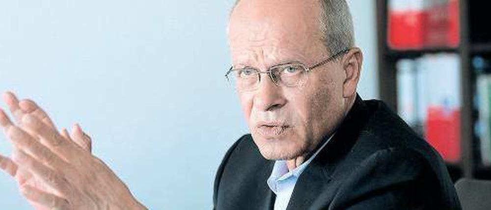 Skeptiker. Berthold Huber befürchtet Auswirkungen der Krise in Südeuropa auf die deutsche Konjunktur und fordert ein Wachstumsprogramm. 