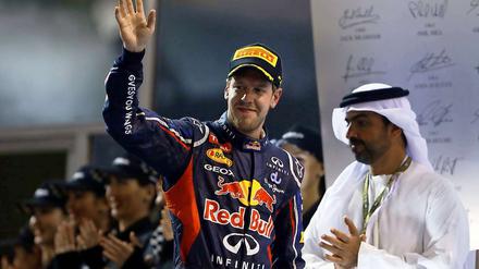 Da staunt der Scheich. Sebastian Vettel fuhr in Abu Dhabi ein grandioses Rennen.