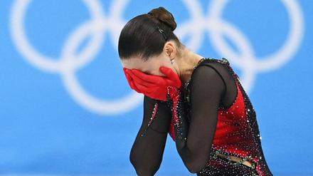 Für Kamila Walijewa endete Olympia mit Tränen.