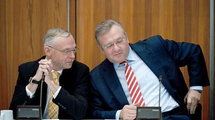 Bernd Krömer und Frank Henkel. 