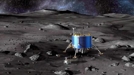 Bleibt offenbar eine Illusion. Die europäische Mondmission "Lunar Lander" sollte automatisch auf 30 Meter genau in der Südpolregion des Erdtrabanten landen. 