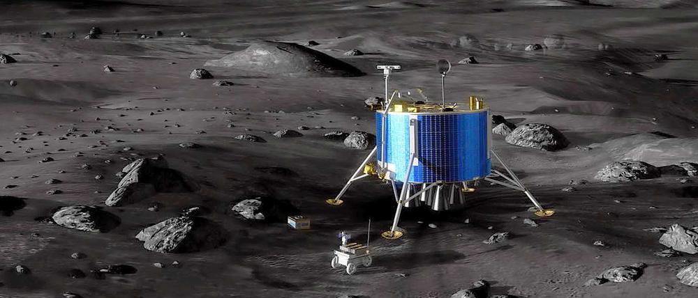 Bleibt offenbar eine Illusion. Die europäische Mondmission "Lunar Lander" sollte automatisch auf 30 Meter genau in der Südpolregion des Erdtrabanten landen. 