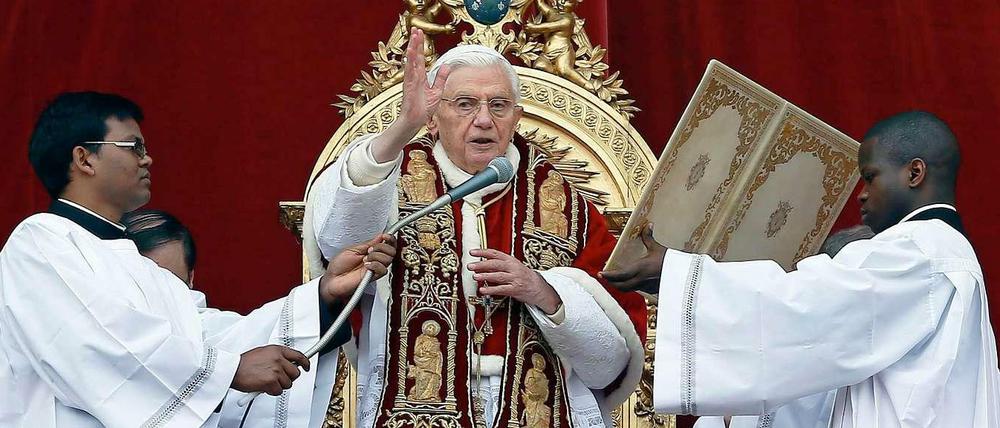 Papst Benedikt XVI. am Dienstag in Rom.